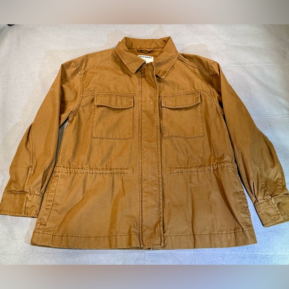Old Navy Jackets & Blazers - Old Navy Tan Scout Utility Jacket with Clinched Waist